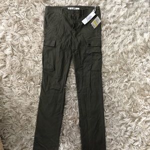 Girls Green Cargo Joes Jeans